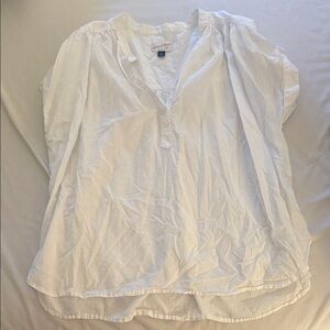 Universal Thread White Women's Popover Top